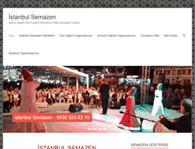 Tablet Screenshot of istanbulsemazen.com